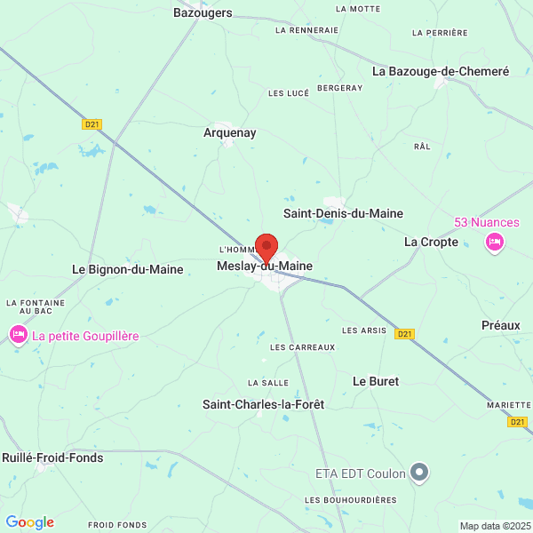 Meslay-du-Maine - Google map