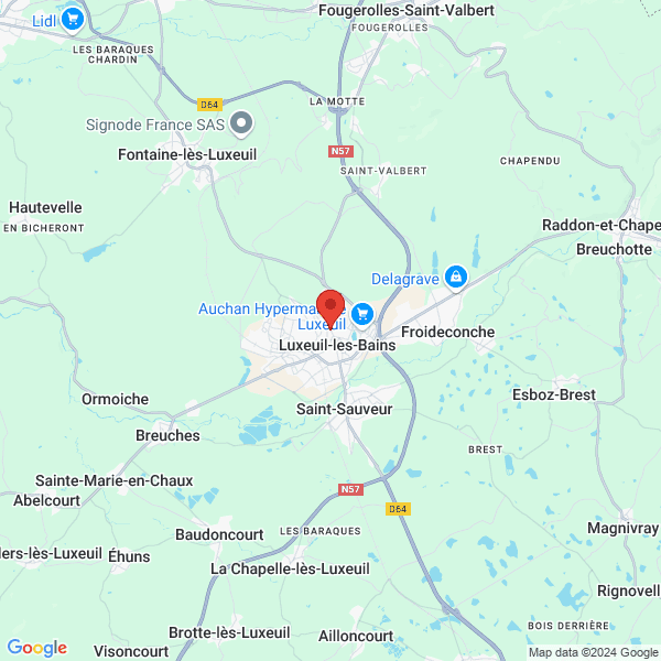 Luxeuil-les-Bains - Google map