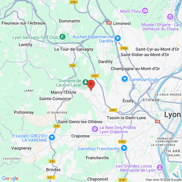 Charbonnières-les-Bains - Google map