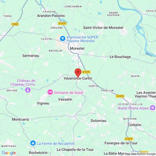 Vézeronce-Curtin - Google map
