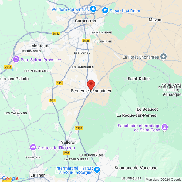 Pernes-les-Fontaines - Google map