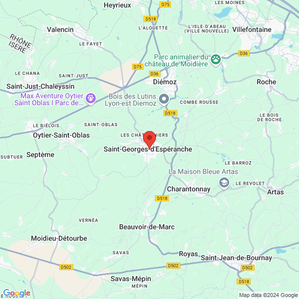 Saint-Georges-d'Espéranche - Google map