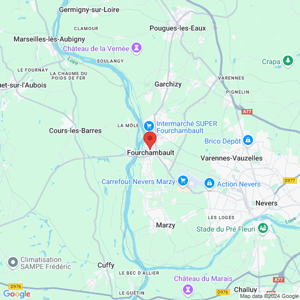 Fourchambault - Google map