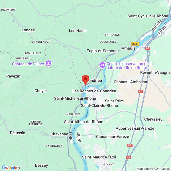 Condrieu - Google map