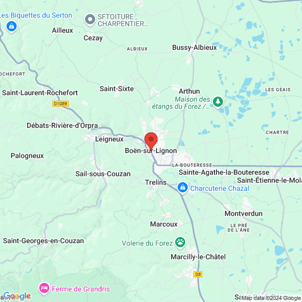 Boën-sur-Lignon - Google map
