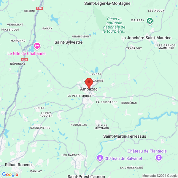 Ambazac - Google map