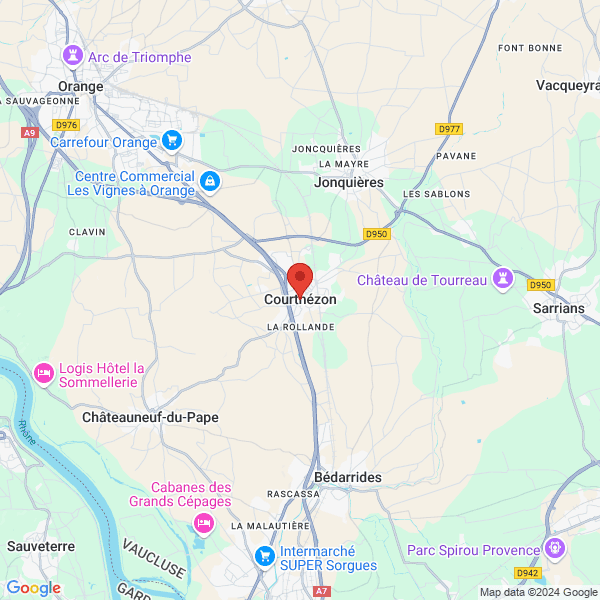 Courthézon - Google map