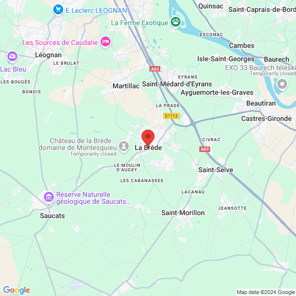 La Brède - Google map