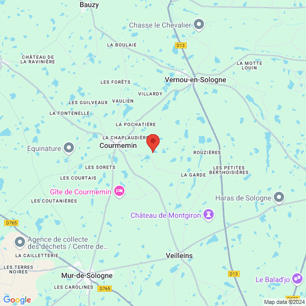 Courmemin - Google map