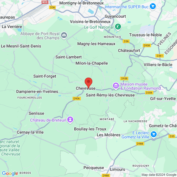 Chevreuse - Google map