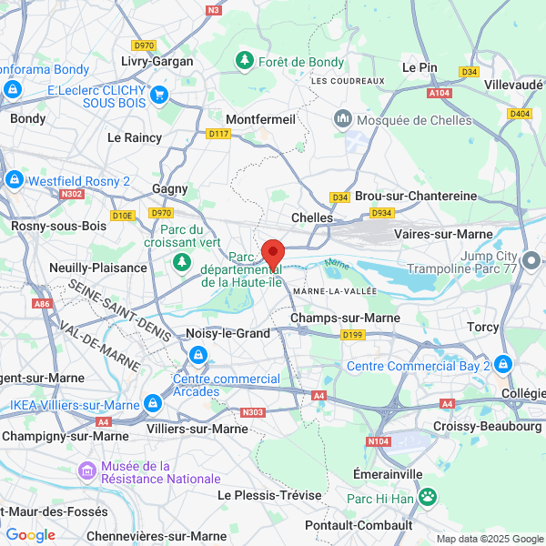 Gournay-sur-Marne - Google map