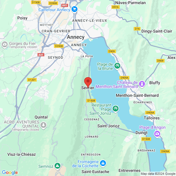 Sevrier - Google map