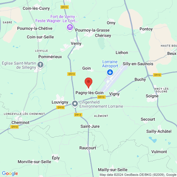 Pagny-lès-Goin - Google map