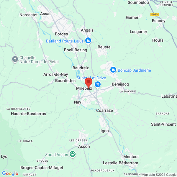 Mirepeix - Google map