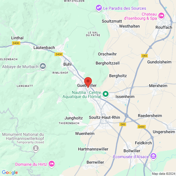 Guebwiller - Google map