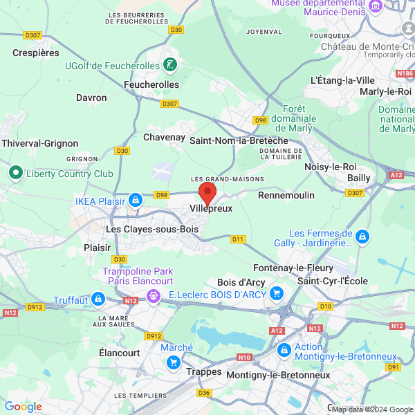 Villepreux - Google map