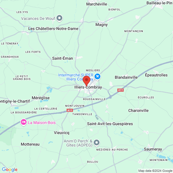 Illiers-Combray - Google map