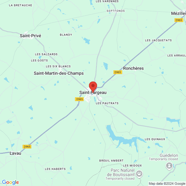 Saint-Fargeau - Google map