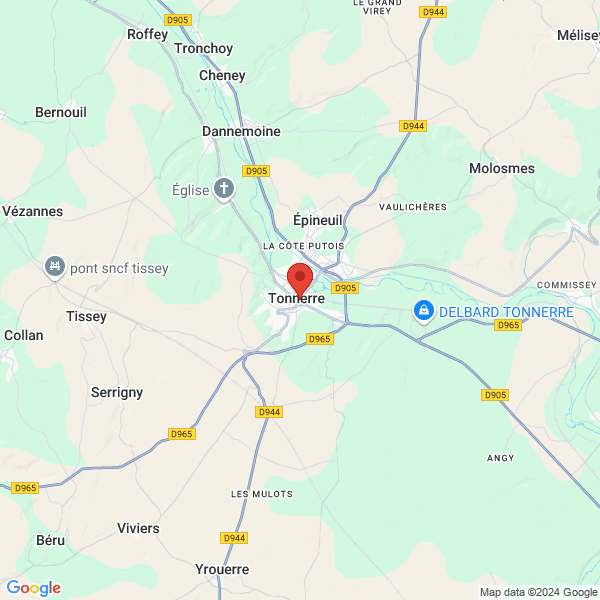 Tonnerre - Google map