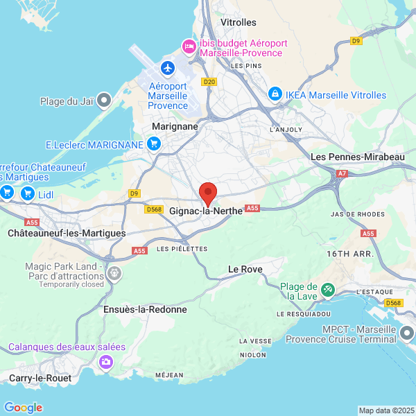 Gignac-la-Nerthe - Google map