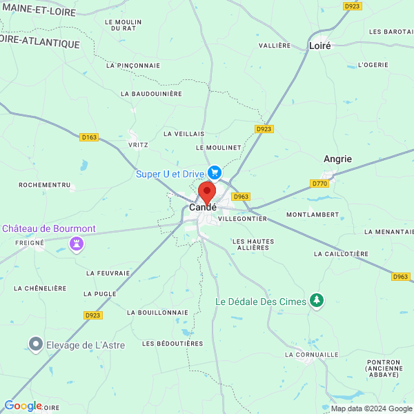 Candé - Google map