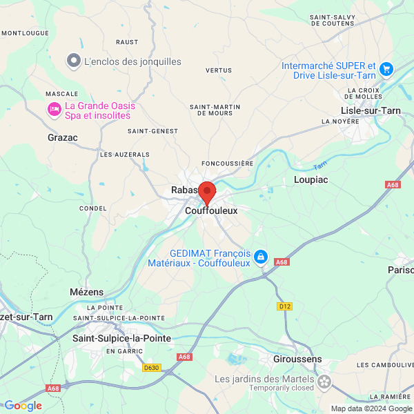 Coufouleux - Google map