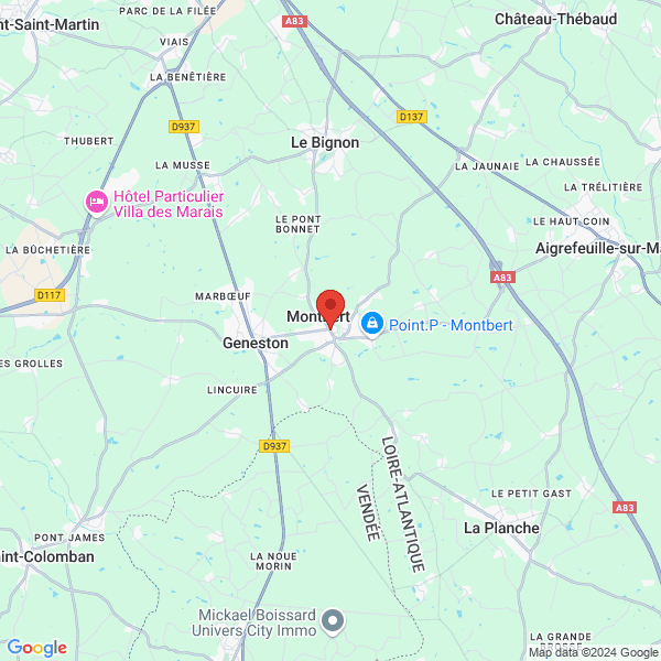 Montbert - Google map
