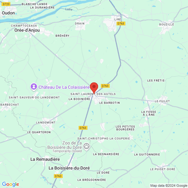 Orée d'Anjou - Google map