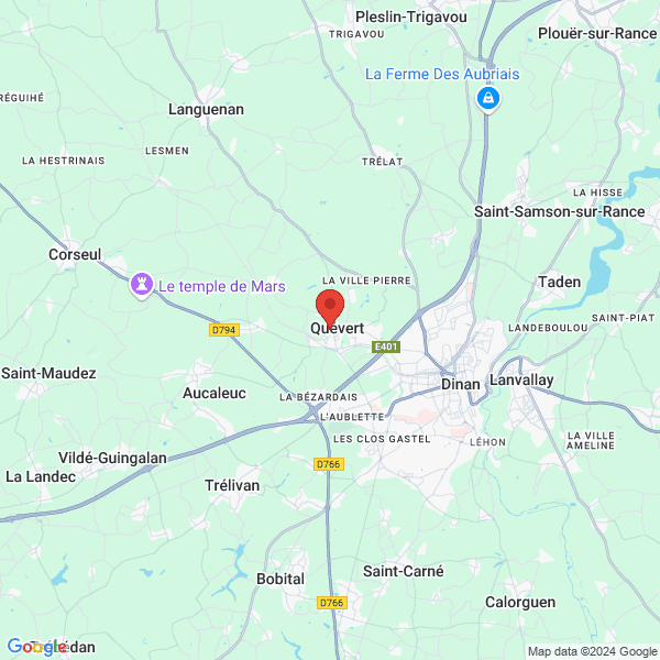 Quévert - Google map