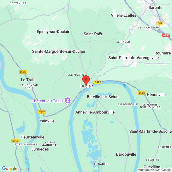 Duclair - Google map