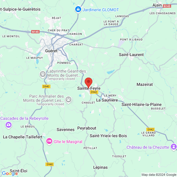 Sainte-Feyre - Google map