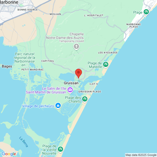 Gruissan - Google map