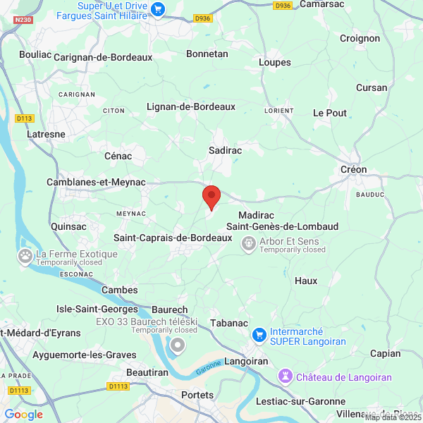 Saint-Caprais-de-Bordeaux - Google map