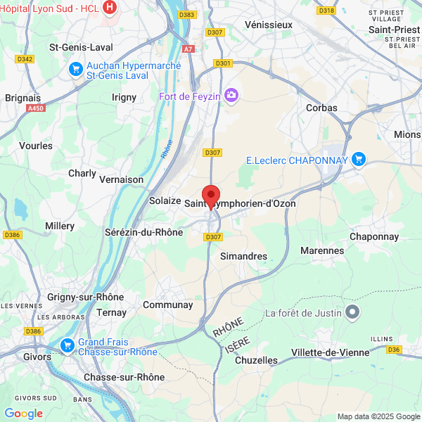 Saint-Symphorien-d'Ozon - Google map
