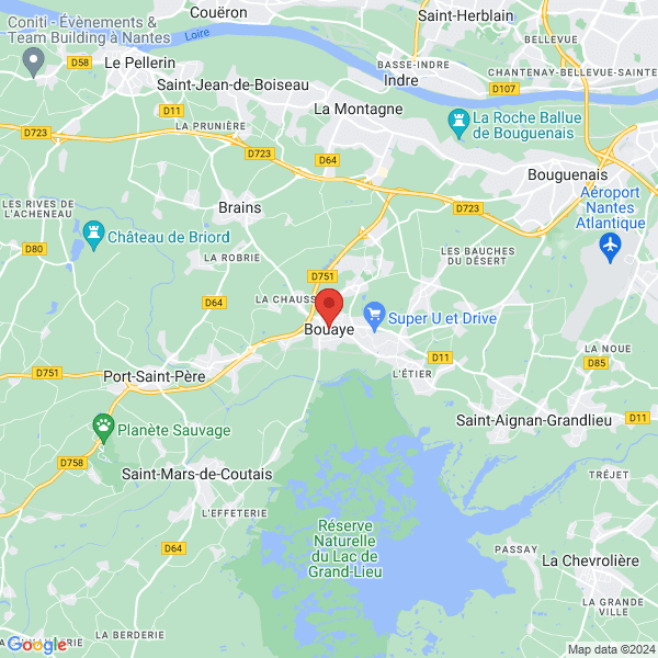 Bouaye - Google map